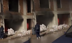 Bursa İnegöl'de inşaatta yangın çıktı