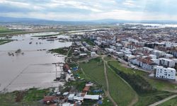 Bursa Karacabey Ovası sular altında kaldı!