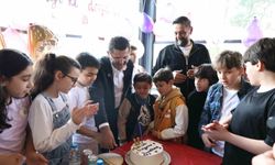 Çekmeköy'de şehit olan Fatma Nur öğretmenin oğlu Hasan Kemal'e doğum günü sürprizi