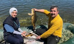 Gölette kaçak avcılığa geçit yok: Yasa dışı ağ imha edildi