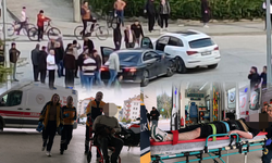 Bursa İnegöl'de 2 otomobil çarpıştı