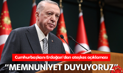 Cumhurbaşkanı Erdoğan'dan ateşkes açıklaması: "Memnuniyet duyuyoruz"