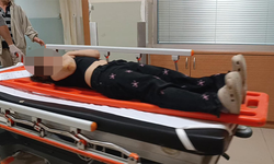 Bursa İnegöl'de karşıya geçmek isterken canından oluyordu