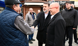 Yeni Başkan'dan ilk mesai: Esnafları tek tek ziyaret etti