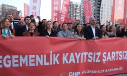 Bursa'da Mustafa Bozbey'e destek yürüyüşü!