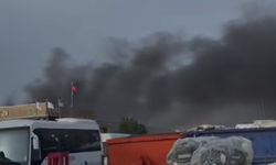 Bursa İnegöl'deki sandalye fabrikasında yangın