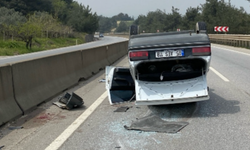 Bursa İnegöl'de feci kaza! Yol ulaşıma kapandı