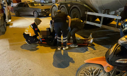 Bursa İnegöl'de otomobil ile motosiklet çarpıştı