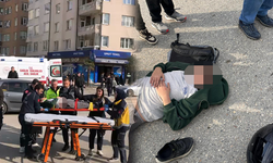 İnegöl'de motosiklet ile bisiklet çarpıştı! Yaralılar var