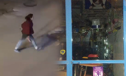 Bursa İnegöl'de kıskançlık krizi!  Kadın sevgilisinin işyerinin camını kaldırım taşıyla kırdı