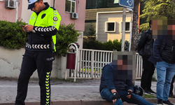 Bursa İnegöl'de motosikletli hastanelik oldu