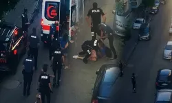 Aydın'da samuray kılıcıyla gezdi, etrafa zarar verdi