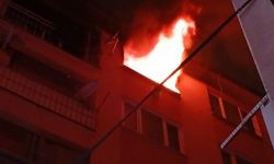 Bursa Osmangazi'de 6 katlı binada yangın paniği