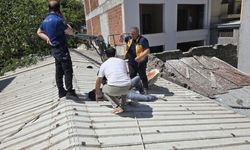 Bursa Mudanya'da 6.kattan devrilen vinçte 2 işçi yaralandı