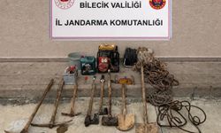 Bilecik'te define arayan 5 kişi suçüstü yakalandı