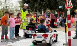 Bilecik'te öğrencilere trafik eğitimi