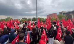 ODTÜ'de bayrak saldırısına tepki: Bilecik'te 350 kişilik yürüyüş