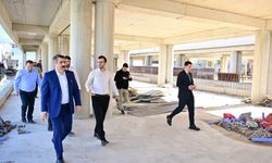Yavuzselim Kapalı Pazar Alanı'nda yol yarılandı