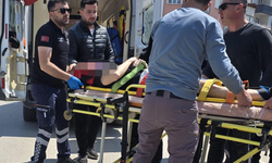 Bursa İnegöl'de motosiklet ile araç çarpıştı:1 yaralı