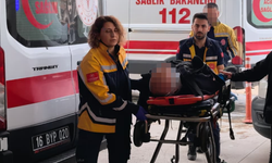 Bursa İnegöl'de işçi ağır yaralandı