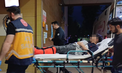 Bursa İnegöl'de inşaattaki oyun hastanede bitti