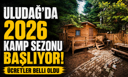 Bursa Uludağ'da kamp sezonu açılıyor