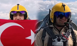 İnegöllü genç 19 Mayıs’ı gökyüzünde kutladı