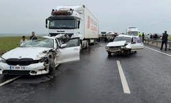 Siverek’te zincirleme trafik kazası: 2 ölü, 2 yaralı