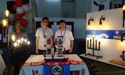 Meslek lisesi öğrencileri atık boruları sanata dönüştürdü