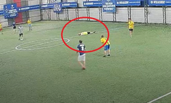 Ölüm halı sahada futbol oynarken yakaladı