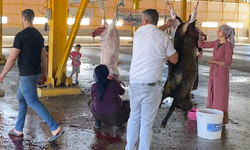 Bursa İnegöl'de kurban ibadeti sürüyor