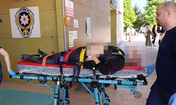 Bursa İnegöl'de motosiklet devrildi; 1 yaralı