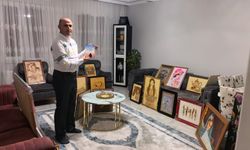 İnegöl’de Güvenlik Kulübesinden Sanat Galerisine: 1000 Tablo, 288 Şiirli kitap