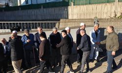 Bursa İnegöl'de 1 kilometrelik bayramlaşma kuyruğu