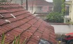 Bursa İnegöl’de sağanak yağış doluya dönüştü