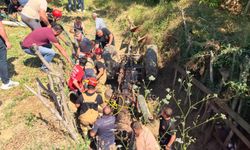 Bursa İnegöl'de traktör devrildi 3 kişi altında kaldı