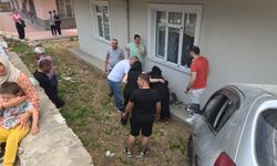 Bursa Orhangazi'de otomobil apartman bahçesine uçtu!