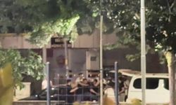 Bursa Yıldırım'da parkta tekme tokatlar havada uçuştu