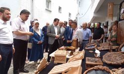 Havran'da Halk Eğitimi Merkezi yıl sonu sergisi açıldı