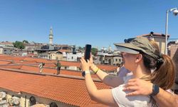 Kapalıçarşı turuna yoğun ilgi: Çatıda adeta fotoğraf yarışı