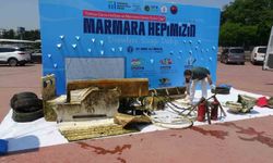Tuzla'da deniz dibi temizliği: Batık teknelerin kalıntıları çıkarıldı
