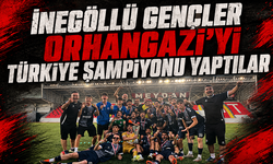 İnegöllü gençler Orhangazi'yi Türkiye şampiyonu yaptılar