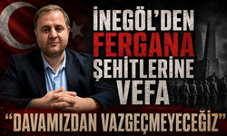 İnegöl'den Fergana Şehitlerine vefa: "Davamızdan vazgeçmeyeceğiz"