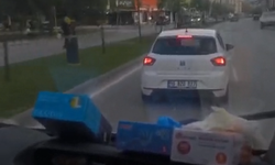 Bursa İnegöl'de ambulansa geçit vermeyen sürücü tepki çekti