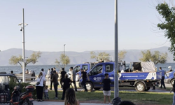 Bursa Mudanya'da sahilinde seyyar satıcı denetimi