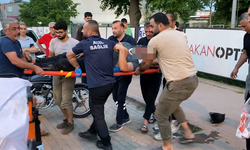 Bursa İnegöl'de otomobil ile motosiklet çarpıştı!