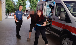 Bursa İnegöl'de sokak ortasında darp edildi, karakola sığındı
