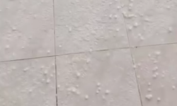 İnegöl'ü dolu vurdu