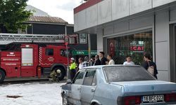 Bursa İnegöl'de seyir halindeki otomobilde yangın!
