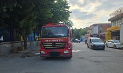 Bursa İnegöl'de Mesleki Eğitim Merkezi bahçesinde yangın paniği